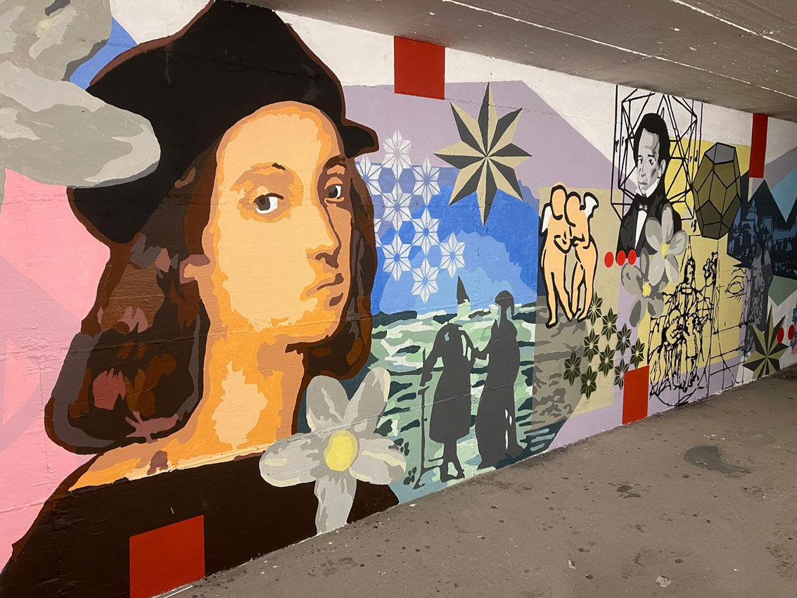 mural ospedale santa maria della misericordia urbino 12